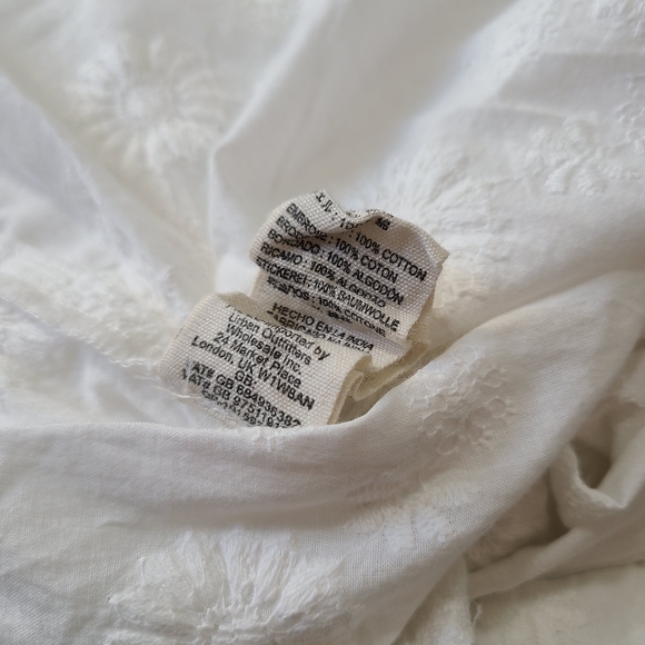 FREE PEOPLE White Embroidered Capri Jumpsuit - Picture 5 of 5